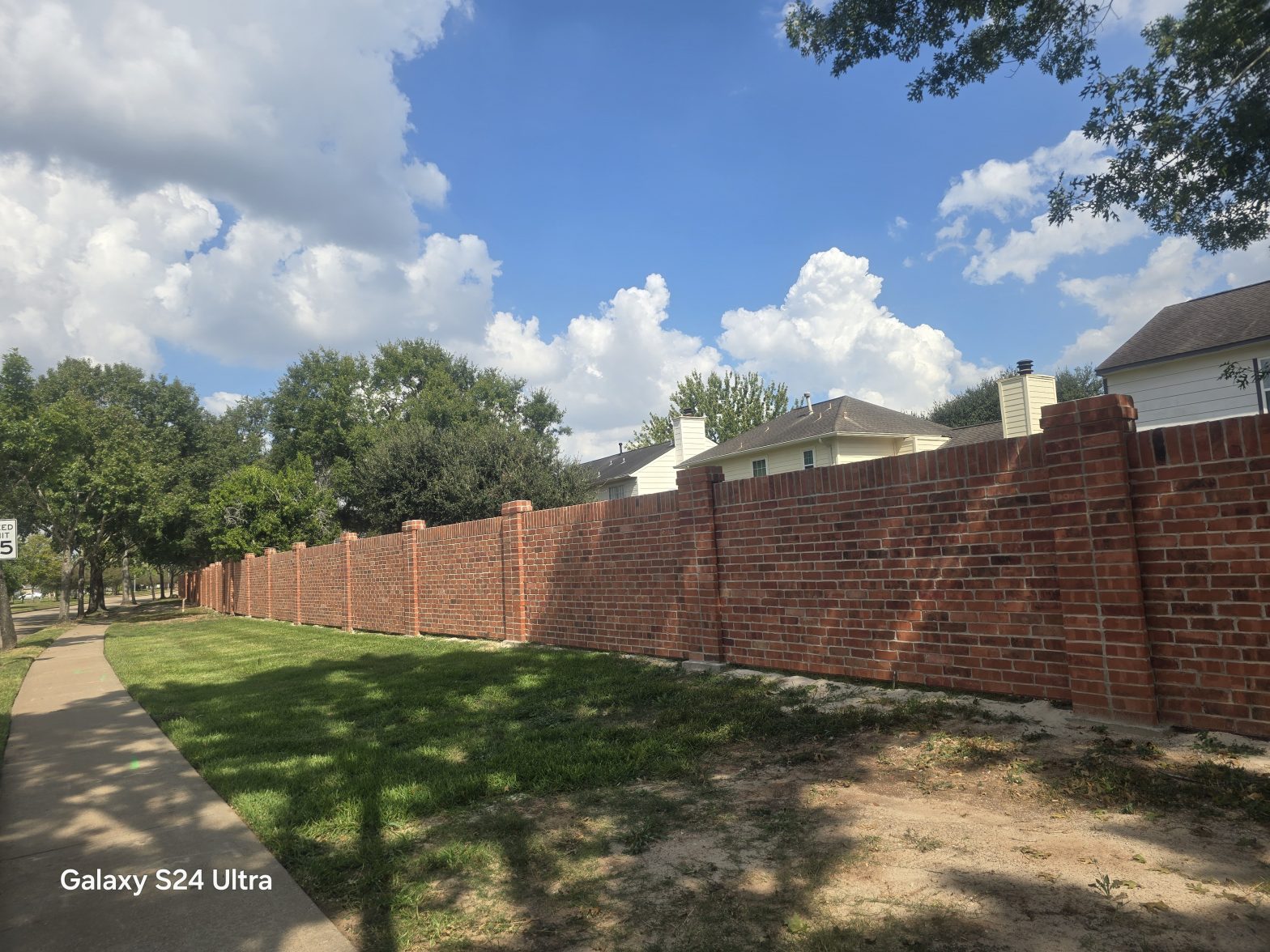 Brick Wall Completion Project Phase I